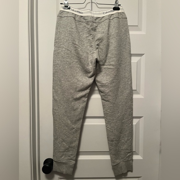 CALVIN KLEIN Heather Grey Sweat Pants - Picture 4 of 4